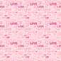 Mobile Preview: Jersey Schrift LOVE - rosa