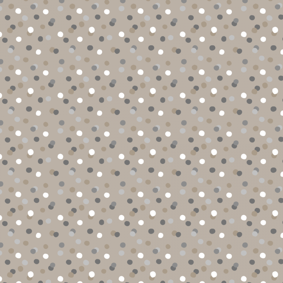 Jersey Punkte Pünktchen - beige dunkel