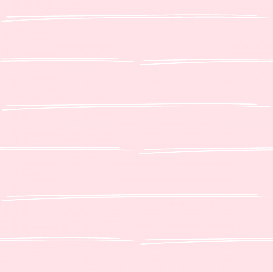Jersey Streifen Lines - rosa