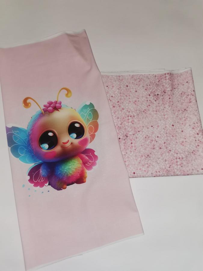 Jersey Glitzersteine - rosa