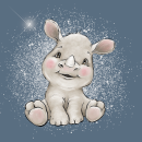 Patch Nashorn - rauchblau