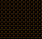 Jersey Punkte Kreise - schwarz orange